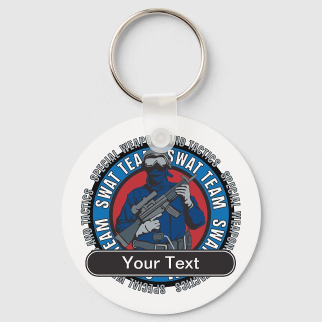 Custom SWAT Team Keychain (Front)