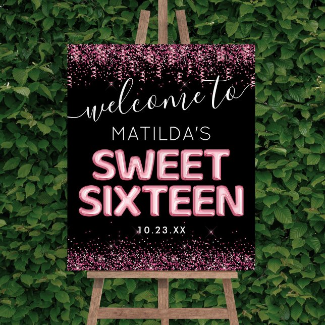 Custom Sweet 16 Birthday Welcome Foam Board (Creator Uploaded)