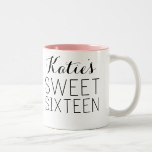 Custom Sweet 16 Favor Mug