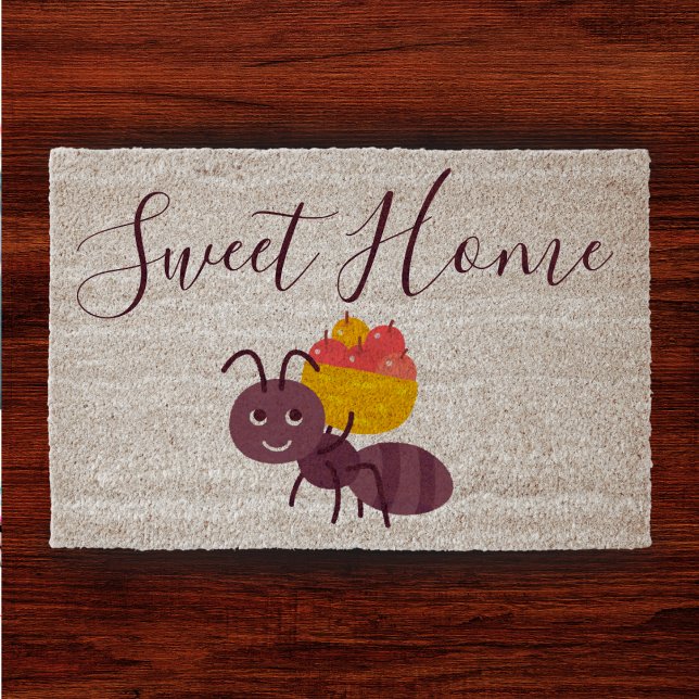 Custom Sweet-Home Funny Animal Trendy Couple Fiber Doormat (Creator Uploaded)