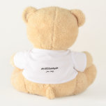 Custom Sweet Teddy Bear Plush – Personalized Baby 