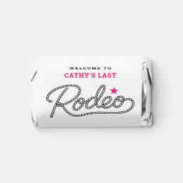 Custom Sweet Treats Last Rodeo Bachelorette Party Hershey's Miniatures