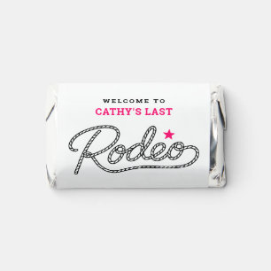 Custom Sweet Treats Last Rodeo Bachelorette Party Hershey's Miniatures