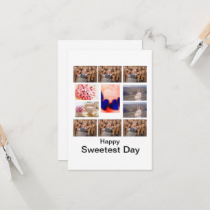 Custom Sweetest Day 11 Photo Collage Invitation