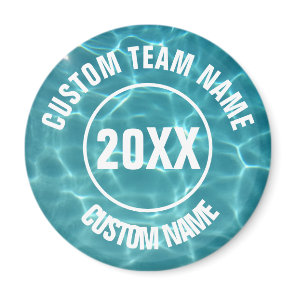 Custom swim team  magnet