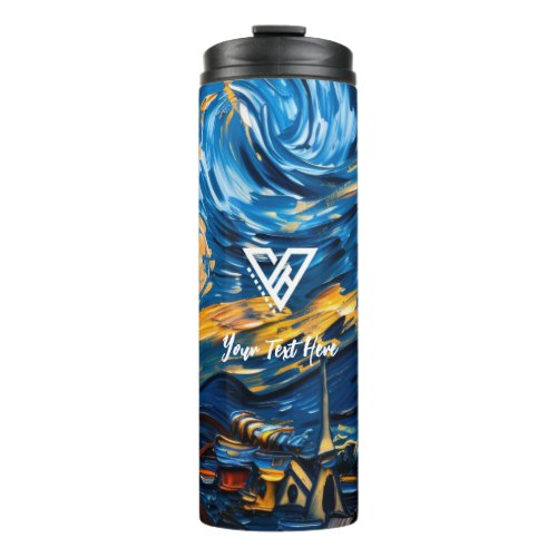 Custom  Swirling Sky Tumbler