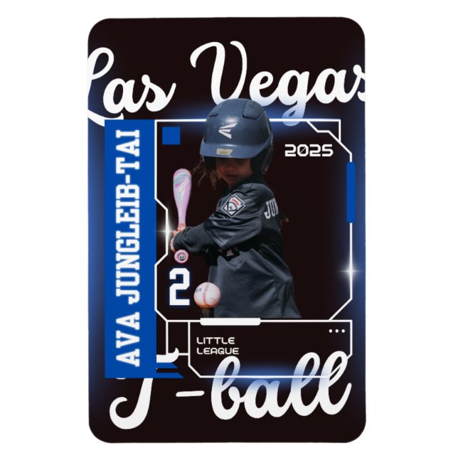Custom t-ball magnet (Vertical)