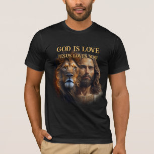 Custom T-Shirt GOD IS LOVE - JESUS LOVES YOU