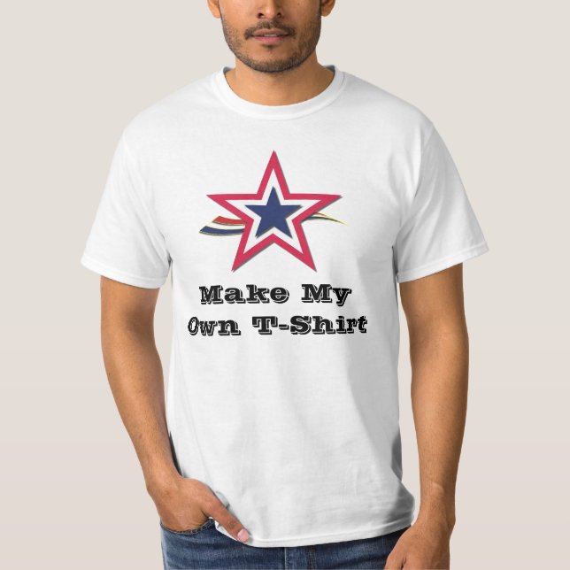 Custom T-Shirts:  Design Your Own Shirt Here, Now! (Front)