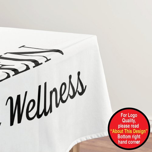 Custom Table Cloth With Your Logo and Text
