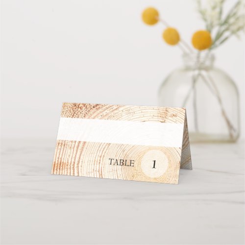 Custom Table Number Wood Rustic Wedding Place Card