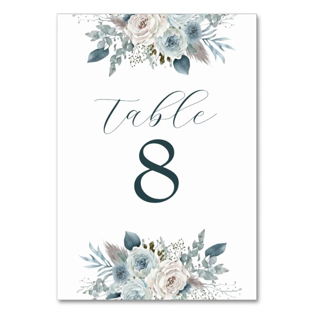 Custom Table Numbers (Front)