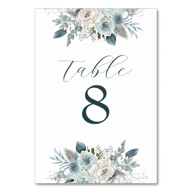 Customizable Table Numbers Custom Table Numbers | Zazzle