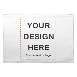 Custom Table Placemats for Men Women, Personalized