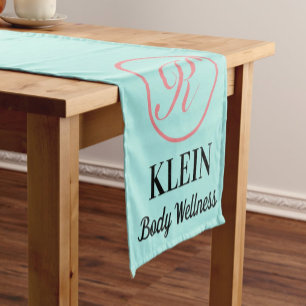 Custom Table Runner With Your Logo and Text