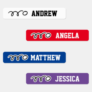 Custom table tennis ping pong paddle Waterproof Kids' Labels