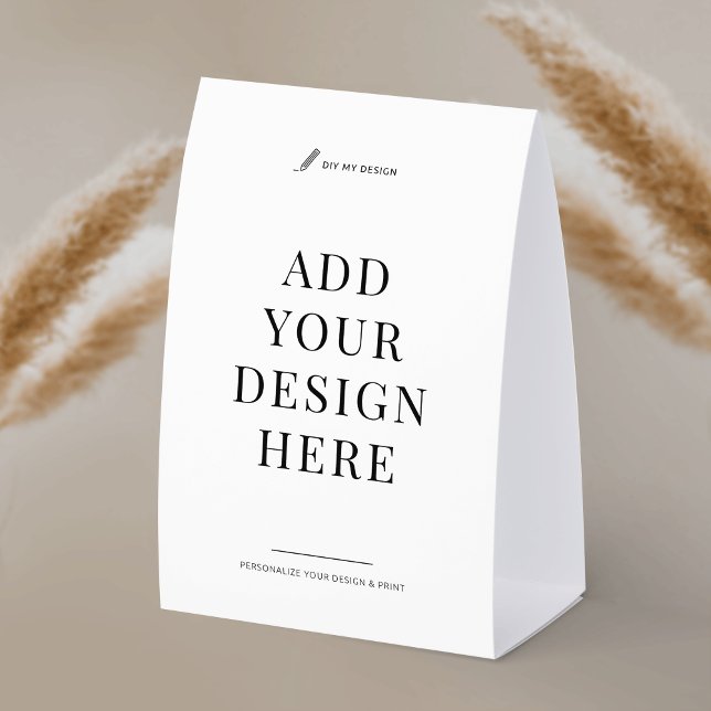 Custom Table Tent Sign Printing 4x6" Paper Stand (Creator Uploaded)