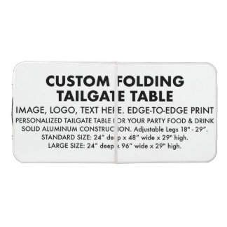 Custom TAILGATE PARTY 48" FOLDING TABLE