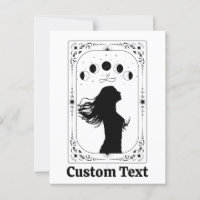 Custom Tarot Add Name Party Invite Bride Graduate