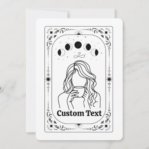 Custom Tarot Astrology Fortune Magical Zodiac Sign Invitation