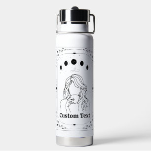 Custom Tarot Astrology Fortune Magical Zodiac Sign Water Bottle