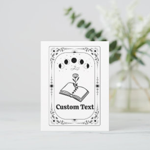 Custom Tarot Book Lover Celestial Astrology Whimsy Postcard