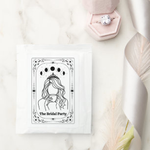 Custom Tarot Bride Bridesmaid Bachelorette Party Tea Bag Drink Mix