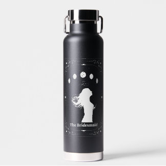 Custom Tarot Bridesmaid Bachelorette Hallowedding Water Bottle