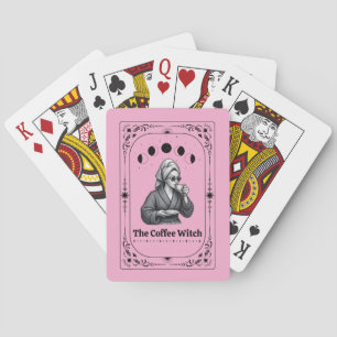 Custom Tarot Coffee Lover Zodiac Horoscope Witchy Poker Cards