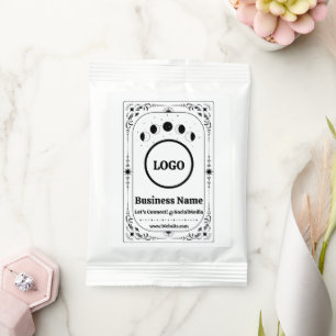 Custom Tarot Gift Shop Logo Promotional Branding Hot Chocolate Drink Mix