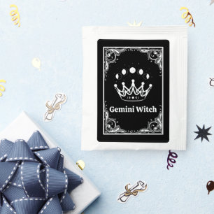 Custom Tarot Party Favor Birthday Thank You Zodiac Tea Bag Drink Mix