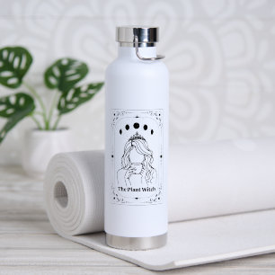 Custom Tarot Vegan Vegetarian Gardener Plant Mom Water Bottle