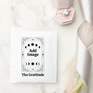 Custom Tarot Whimsical Celestial Moon Hallowedding Tea Bag Drink Mix