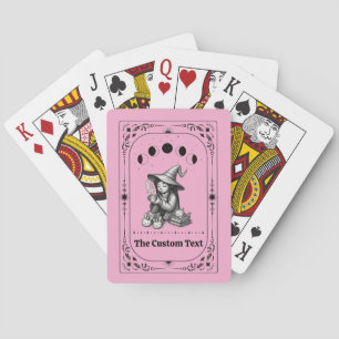 Custom Tarot Witchy Celestial Moon Whimsical Magic Poker Cards