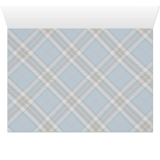 Custom Tartan Photo Frame - Burns Night Card (Inside Horizontal (Bottom))