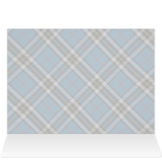 Custom Tartan Photo Frame - Burns Night Card (Inside Horizontal (Top))