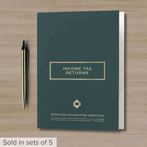 Custom Tax Folders for Accountants and CPAs
