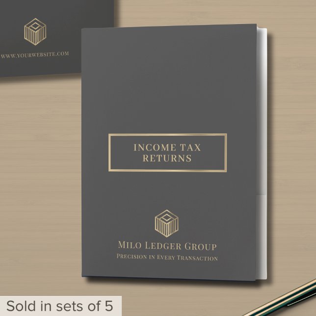 Custom Tax Folders with Pockets (Creator Uploaded)