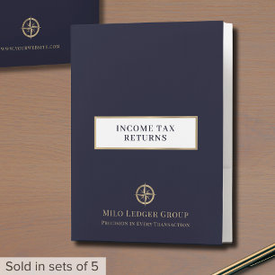Custom Tax Return Folders for Clients