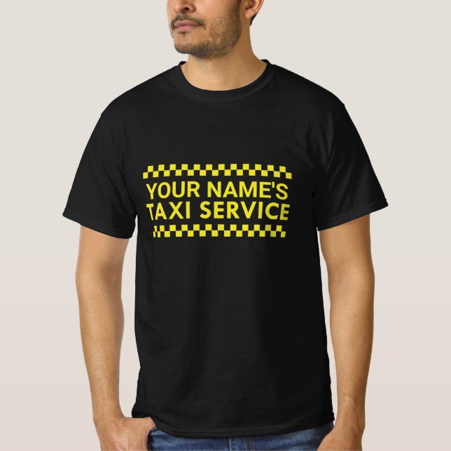 Custom Taxi Service T-Shirt (Front)