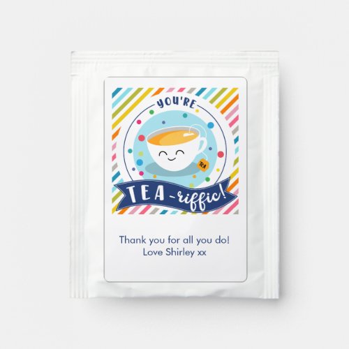 Custom Tea Mix Staff Volunteer Thank You Gift