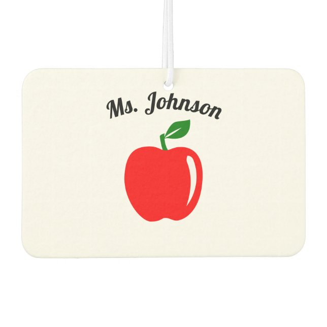 Custom Teacher Air Freshener (Front)