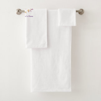 Custom Teacher Appreciation Gift - It Takes a Big Bath Towel Set