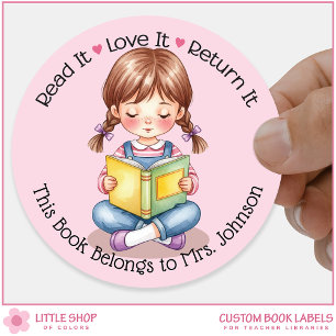 Custom Teacher Classroom Library Bookplate