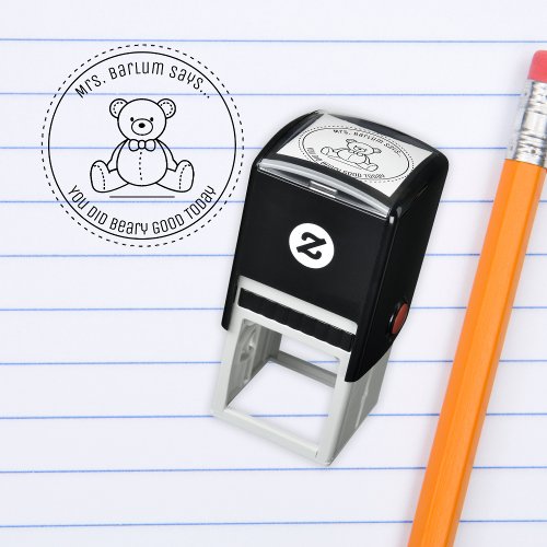 Custom Teacher Compliment Self_inking Stamp