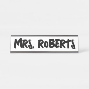 Custom Teacher Desk Name Plate