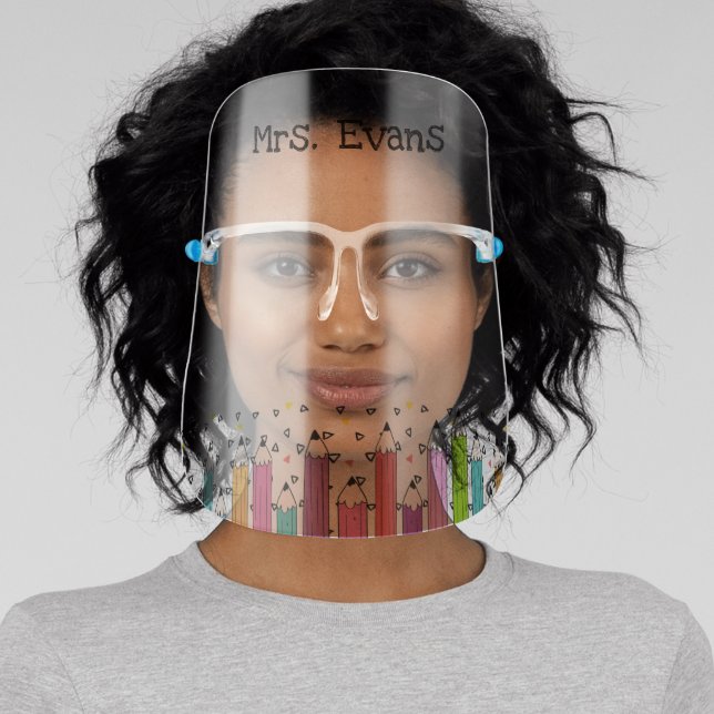 Custom Teacher Face Shield (Insitu)