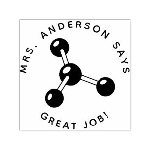 Custom Teacher Gift Idea Chemistry Teacher Self-inking Stamp
