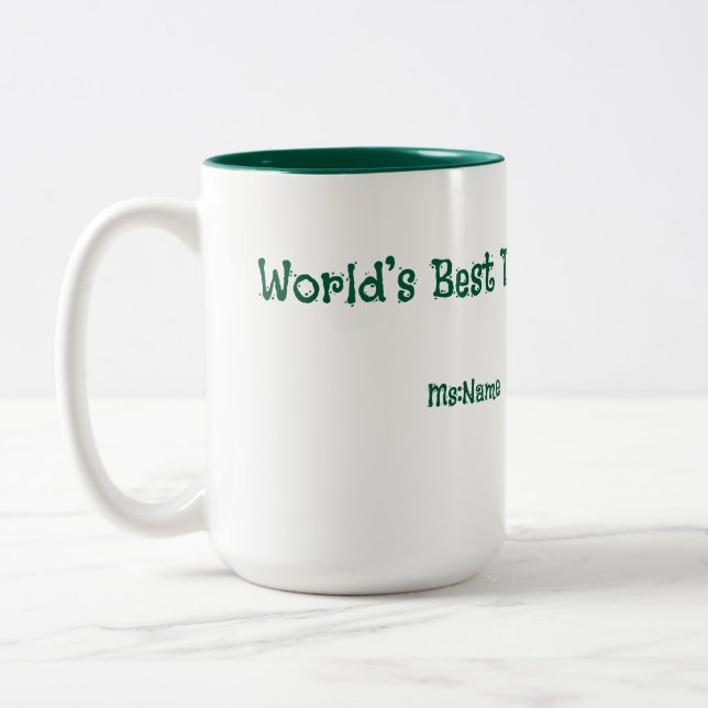 Custom Teacher Gift Mug  (Left)