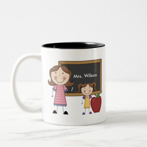 Custom Teacher Gift Two_Tone Coffee Mug